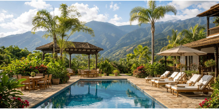 Piscina de la finca